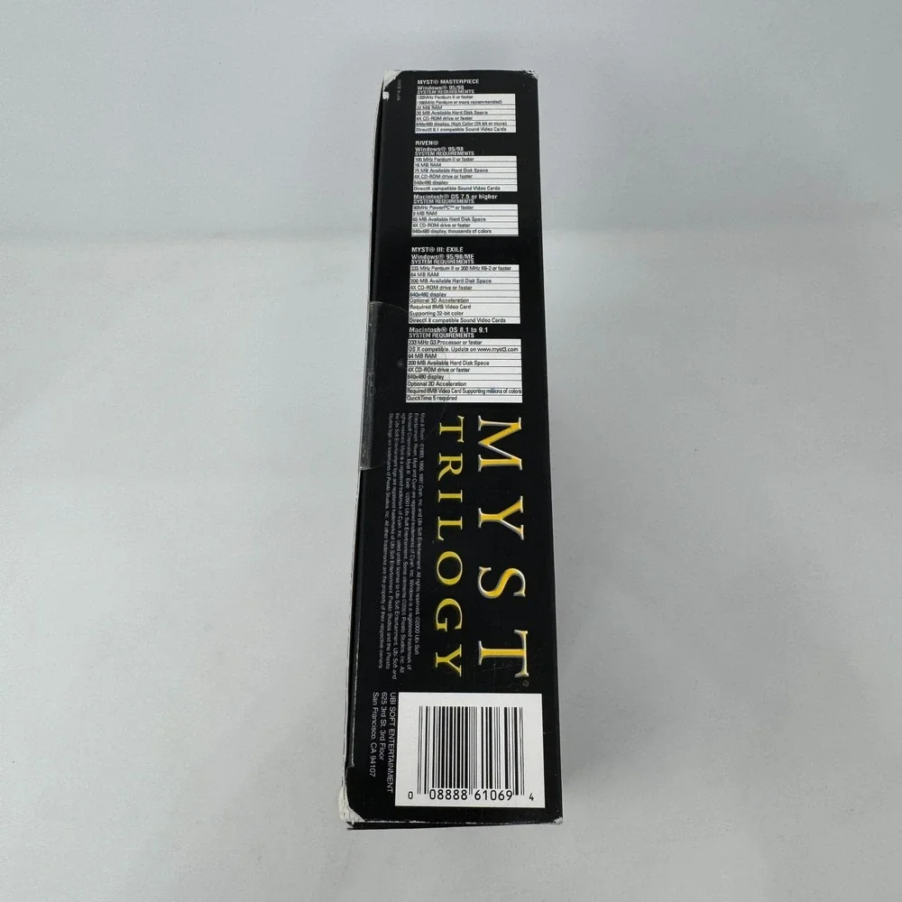 Myst Trilogy (Windows/Mac, 2002) - Big Box - Brand New Sealed‎ - Rare